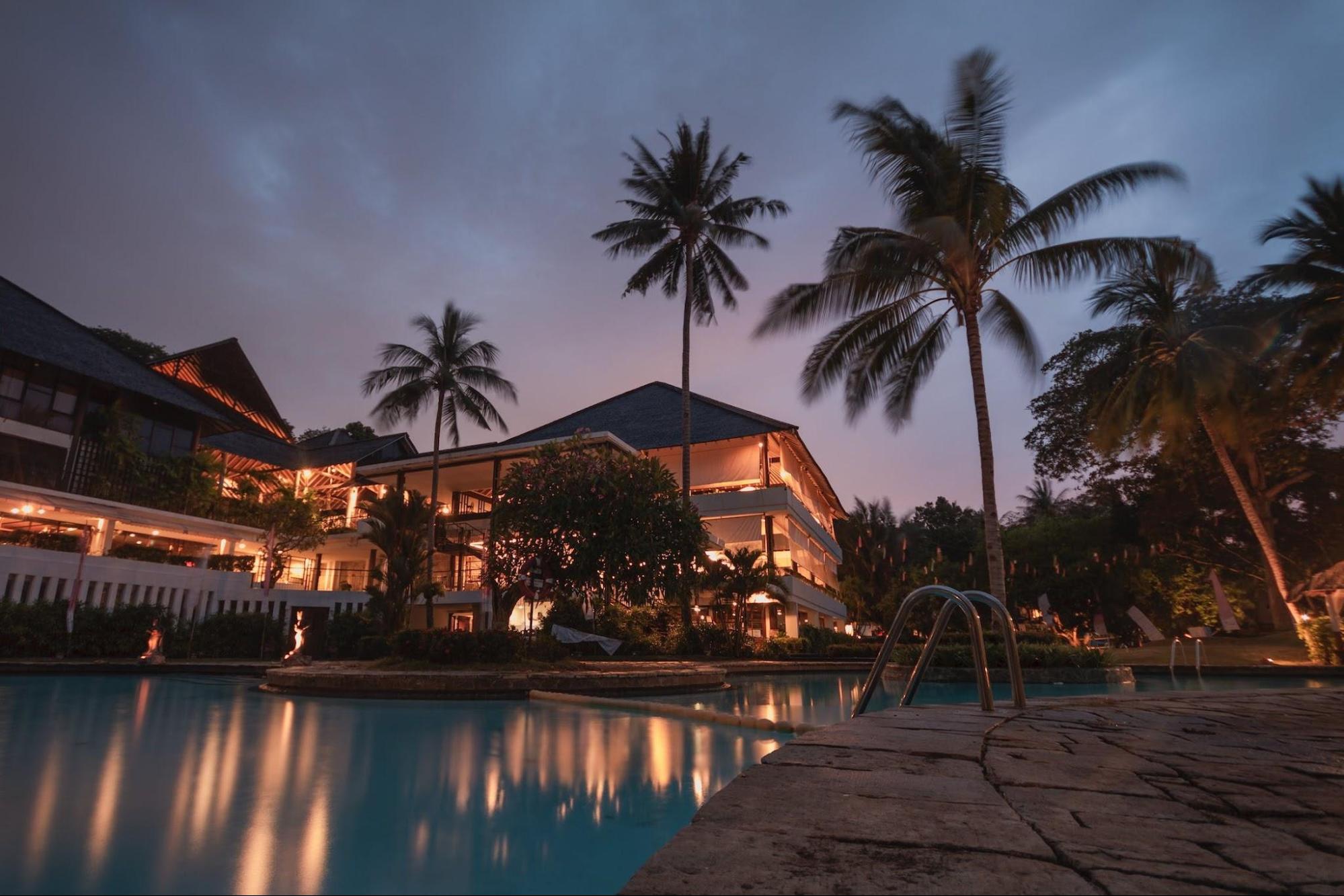 silhouette-of-palm-trees-at-dusk-with-pool-and-illuminated-house-in-back-yard