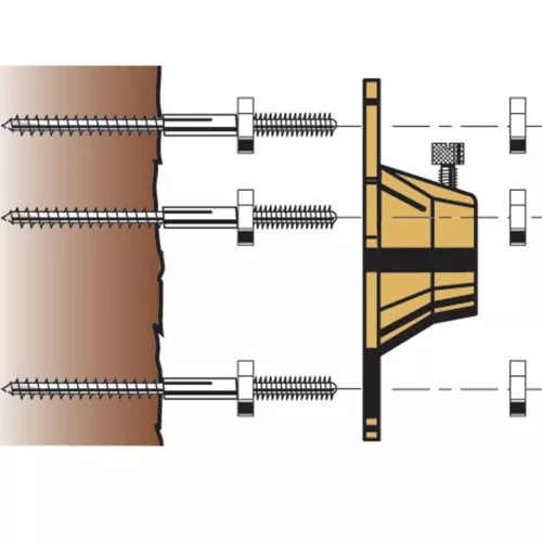 CAST Tree Mount SS Hanger Bolts
