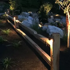 CAST Craftsman Series Bronze Deck Light