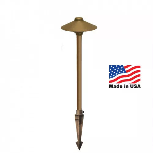 CAST Craftsman China Hat Integrated LED or Drop-In Path Light