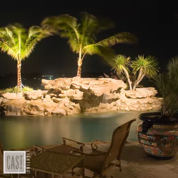 Palm Tree Poolside Chair