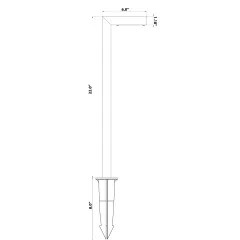 "L" Top Path Light