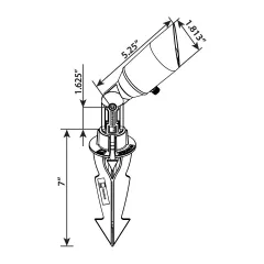 Multi Lumen Spot Light SBML Series with Field Replaceable Optics