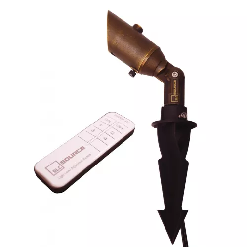 IR Remote Multi Lumen Spot Light with Field Replaceable Beam Spread Optics