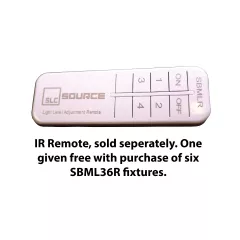 IR Remote Multi Lumen Spot Light with Field Replaceable Beam Spread Optics