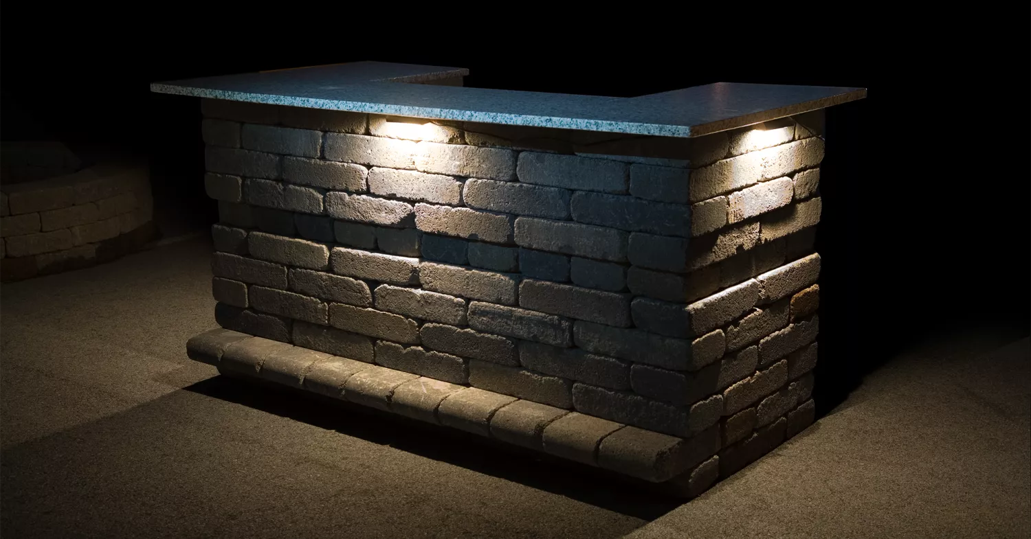CAST Set-in-Stone Wall Light Installation System