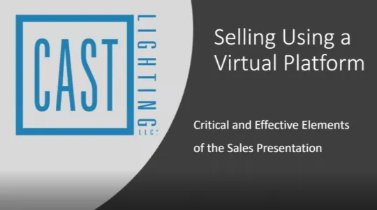 SESSION 2: Selling Using a Virtual Platform - Critical and Effective Elements of the Sales Presentation